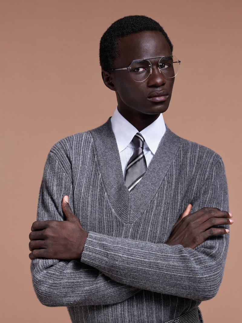 Malick Bodian stars in Fendi's fall-winter 2019 men's campaign.