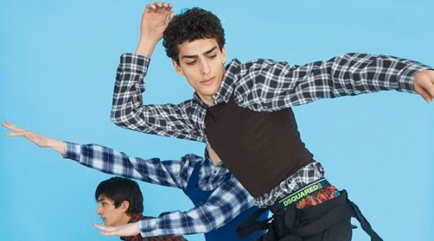 Honza Stiborek, Pablo Fernandez & Qaher Harhash Sport Tailoring for GQ Italia Honza Stiborek, Pablo Fernandez & Qaher Harhash Sport Tailoring for GQ Italia