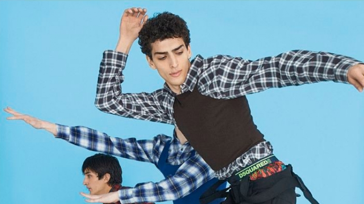 Honza Stiborek, Pablo Fernandez & Qaher Harhash Sport Tailoring for GQ Italia