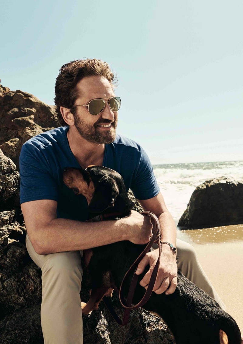 Mario Schmolka photographs Gerard Butler for OLYMP. » Gerard Butler Hits the Beach for OLYMP Campaign Mario Schmolka photographs Gerard Butler for OLYMP.