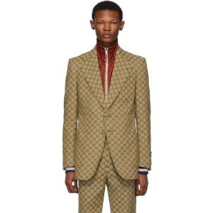 Gucci Beige GG Blazer Gucci Beige GG Blazer