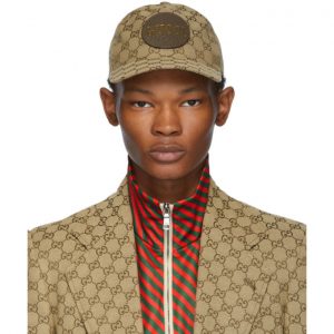Gucci Beige GG Patch Cap Gucci Beige GG Patch Cap