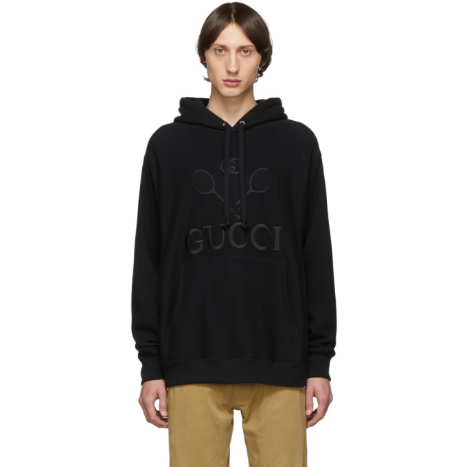 Gucci Black Tennis Club Hoodie | The Fashionisto