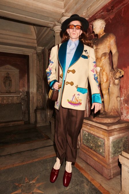 Gucci Cruise 2020 Mens Collection Lookbook 043