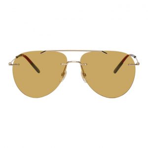 Gucci Gold Rimless Pilot Sunglasses Gucci Gold Rimless Pilot Sunglasses
