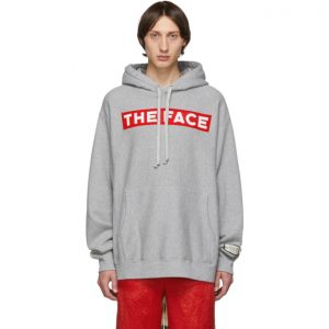 Gucci Grey The Face Hoodie Gucci Grey The Face Hoodie