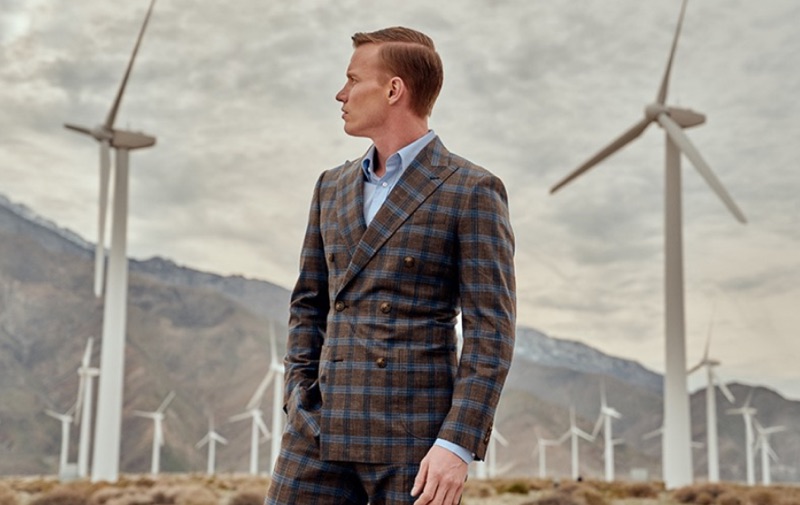 INDOCHINO delivers a sleek plaid double-breasted suit. » Elevate Your Suit Game with an INDOCHINO Custom Suit INDOCHINO delivers a sleek plaid double-breasted suit.