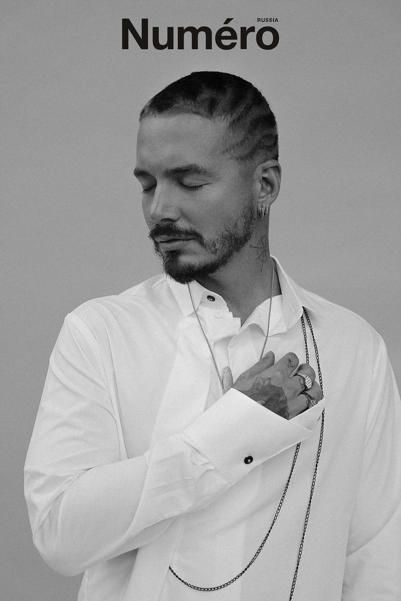 J Balvin attending the Off-White Menswear Spring Summer 2019 show