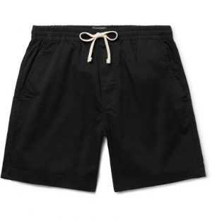 J.Crew - Dock Garment-Dyed Stretch-Cotton Drawstring Shorts - Men - Black J.Crew - Dock Garment-Dyed Stretch-Cotton Drawstring Shorts - Men - Black