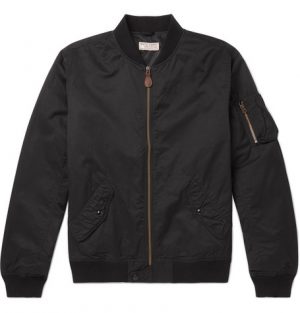 J.Crew - Shell Bomber Jacket - Men - Black J.Crew - Shell Bomber Jacket - Men - Black