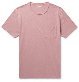 J.Crew - Slim-Fit Garment-Dyed Slub Cotton-Jersey T-Shirt - Men - Baby pink J.Crew - Slim-Fit Garment-Dyed Slub Cotton-Jersey T-Shirt - Men - Baby pink