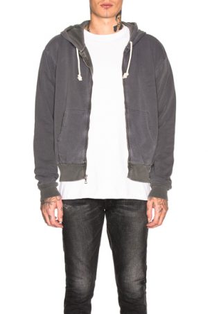 JOHN ELLIOTT Thermal Lined Full Zip Hoodie in Black. - size XL (also in L,M) JOHN ELLIOTT Thermal Lined Full Zip Hoodie in Black. - size XL (also in L,M)