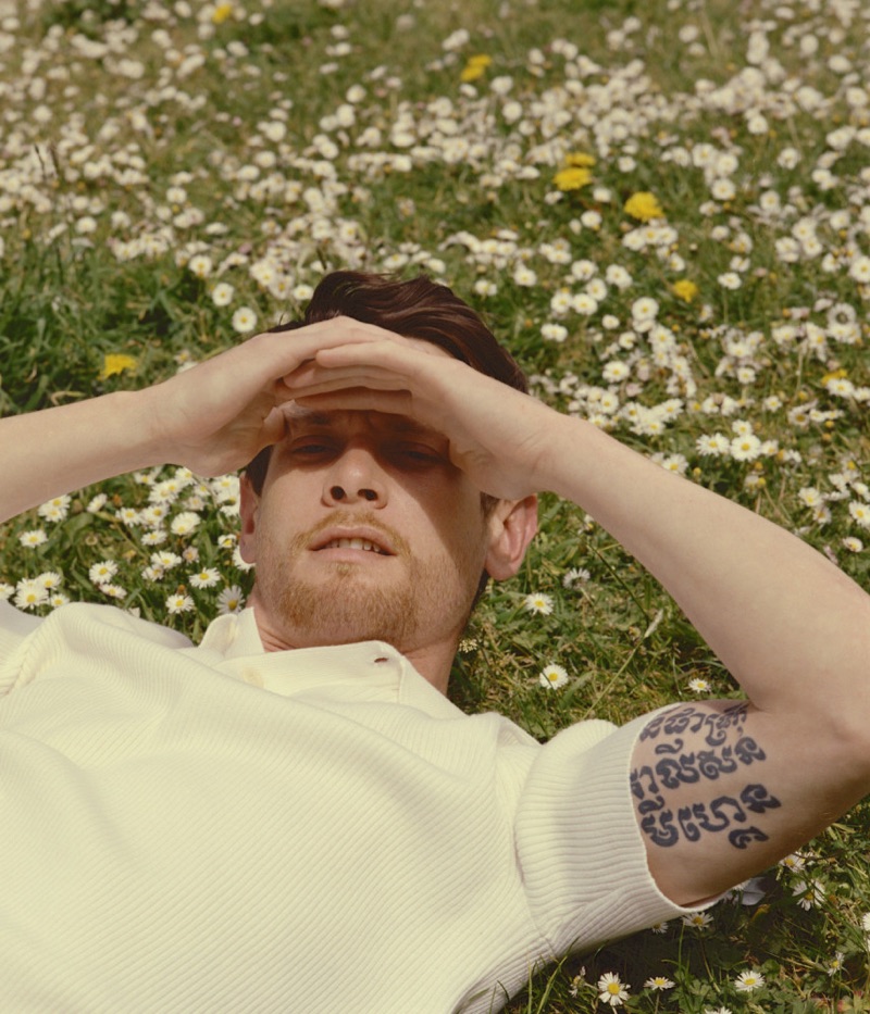 Jack O'Connell dons a textured Sandro polo shirt. » Jack O'Connell Poses for The Last Magazine, Talks 'Trial by Fire' Jack O'Connell dons a textured Sandro polo shirt.