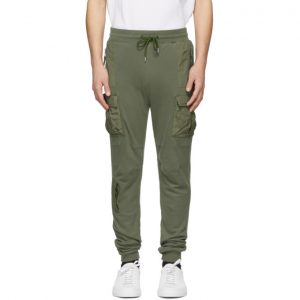 John Elliott Khaki Lounge Cargo Pants John Elliott Khaki Lounge Cargo Pants