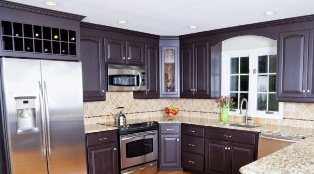 Bring Modern Style Into Your Kitchen with New Cabinets Kitchen Dark Wood Cabinets