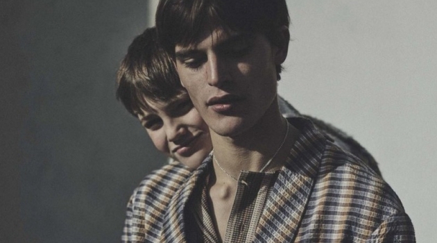 Parker van Noord Poses with His Brother Korneel + More for L'Uomo Vogue Parker van Noord Poses with His Brother Korneel + More for L'Uomo Vogue