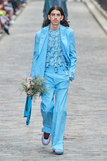 Spring flowers inspire Louis Vuitton menswear collection