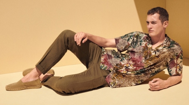 Rutger Schoone Dons Summer Linen Fashions + More for Mango Connecting with Mango for summer, Rutger Schoone models the brand's latest fashions.