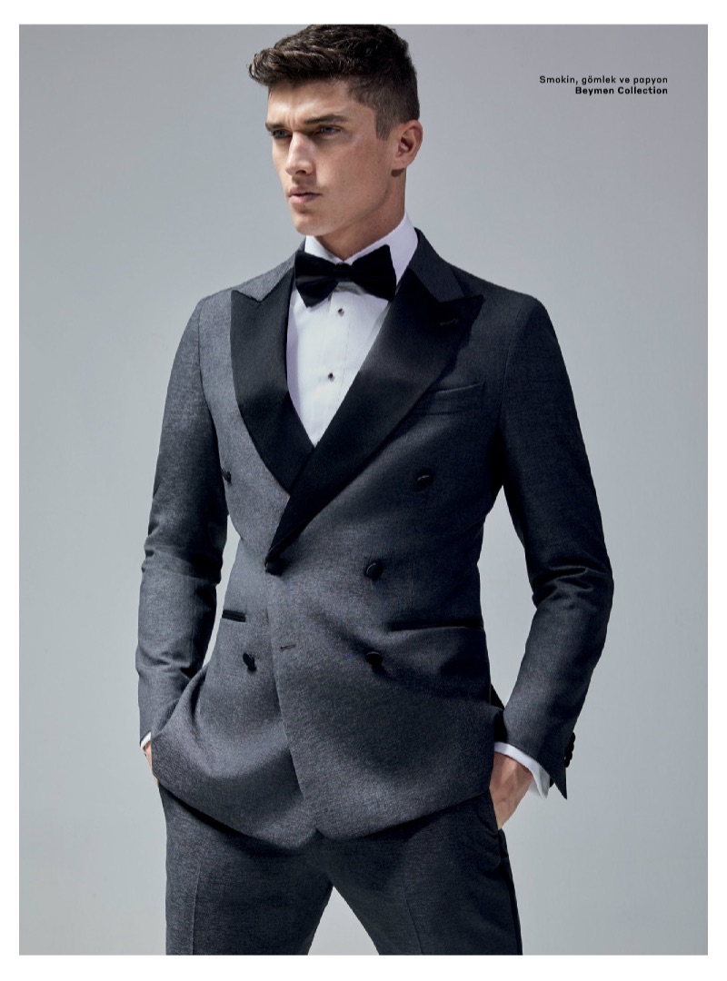 Dressed to the nines, Matthew Holt dons a Beymen Collection tuxedo.