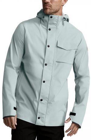 Men's Canada Goose Nanaimo Windproof/waterproof Jacket, Size Large - Grey Men's Canada Goose Nanaimo Windproof/waterproof Jacket, Size Large - Grey