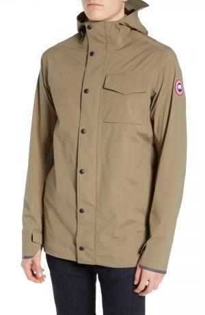 Men's Canada Goose Nanaimo Windproof/waterproof Jacket, Size X-Large - Green Men's Canada Goose Nanaimo Windproof/waterproof Jacket, Size X-Large - Green
