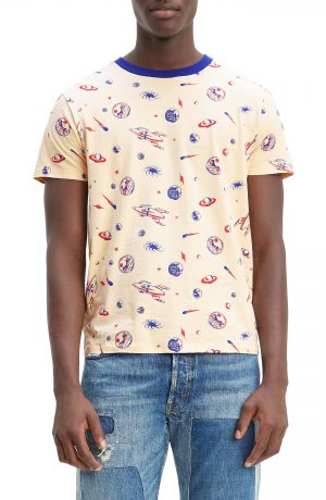 Men's Levi's Vintage Clothing Graphic T-Shirt, Size Small - Ivory Men's Levi's Vintage Clothing Go! Graphic T-Shirt, Size Small - Ivory