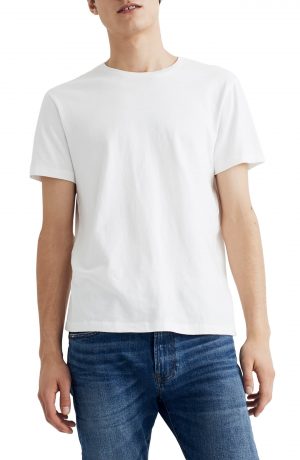 Men's Madewell Allday Slim Fit Garment Dyed T-Shirt, Size XX-Large - White Men's Madewell Allday Slim Fit Garment Dyed T-Shirt, Size XX-Large - White
