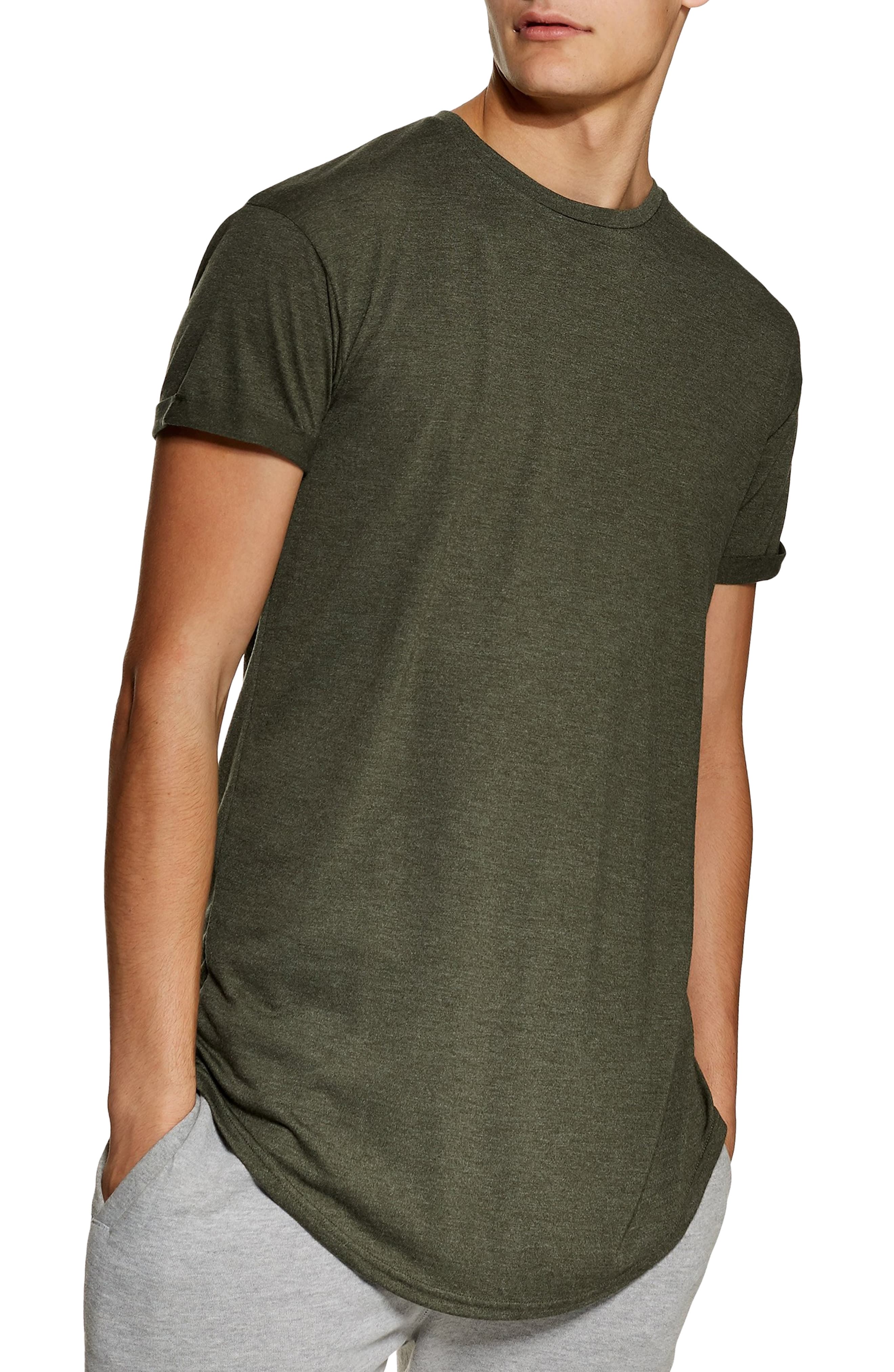 topman longline t shirt