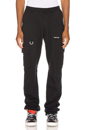 OFF-WHITE Cargo Sweatpants in White. - size S (also in L,M) OFF-WHITE Cargo Sweatpants in White. - size S (also in L,M)