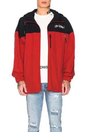 OFF-WHITE Windbreaker Jacket in Black,Red. - size S (also in L,M) OFF-WHITE Windbreaker Jacket in Black,Red. - size S (also in L,M)