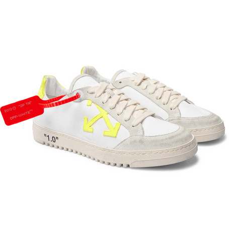 off white sneakers canvas