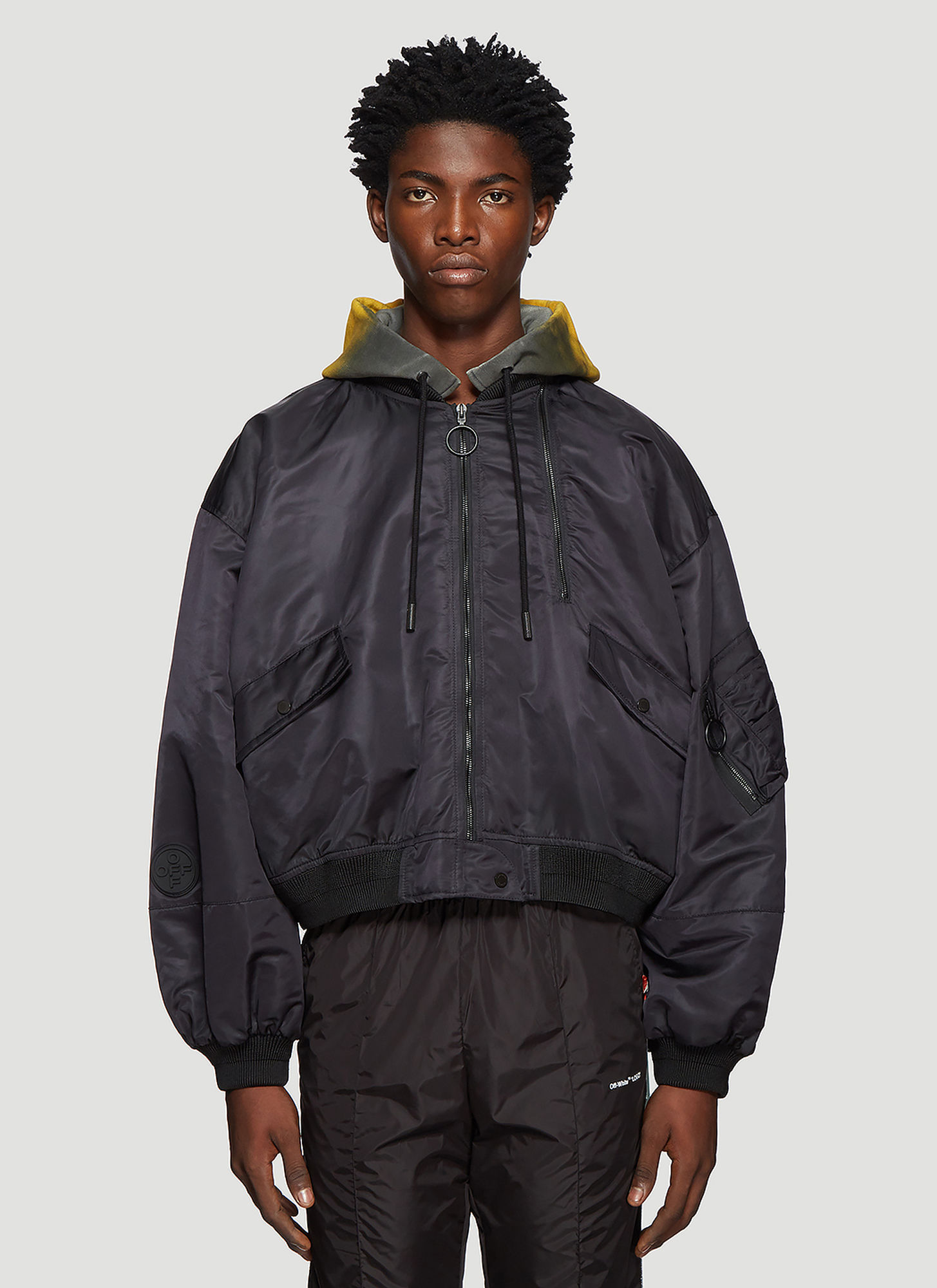 off white tie dye jacket