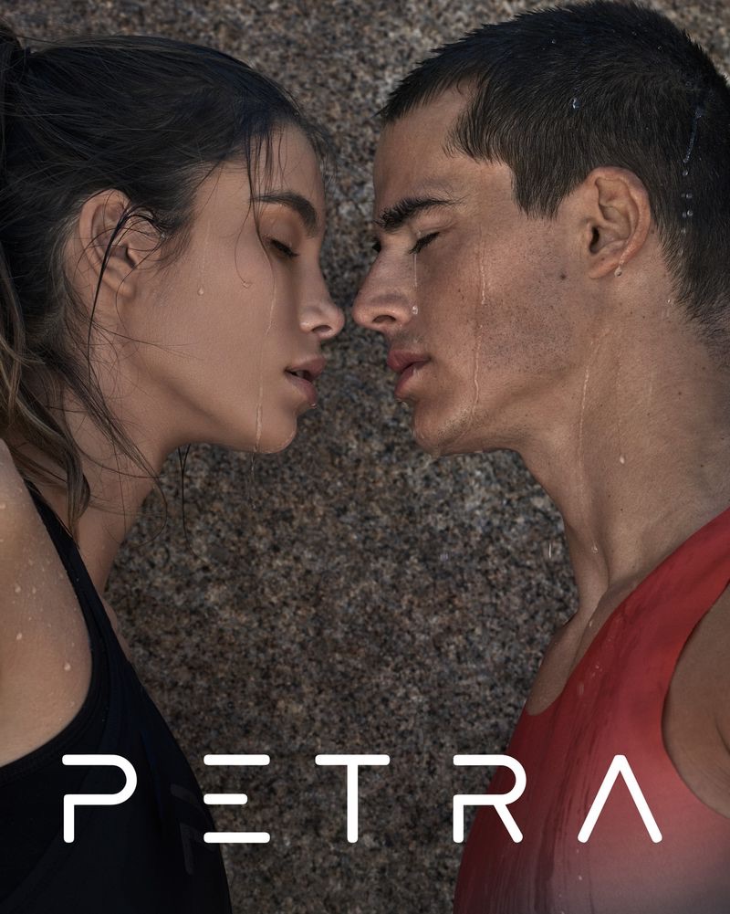 Models Cindy Mello and Pietro Boselli come together for Petra's spring-summer 2019 campaign.