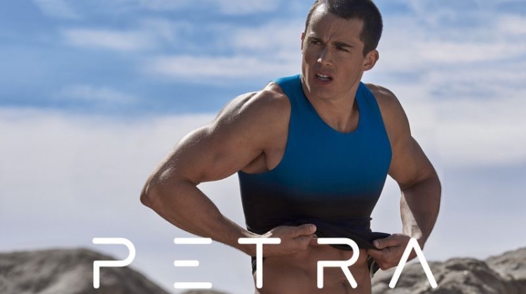 Pietro Boselli fronts the spring-summer 2019 campaign for his fitness apparel line Petra.