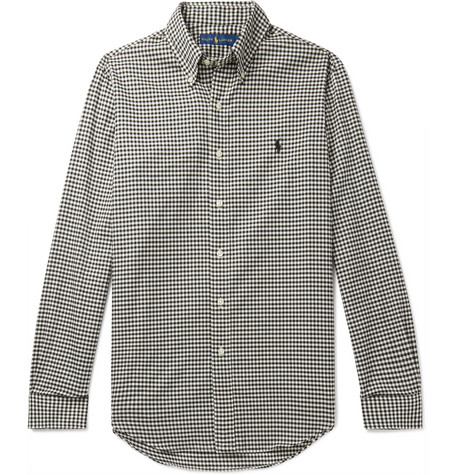 black polo ralph lauren button down