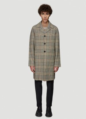 Prada Check Coat in Green size IT - 48 Prada Check Coat in Green size IT - 48