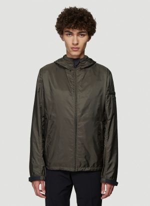 Prada Hooded Nylon Jacket in Green size IT - 46 Prada Hooded Nylon Jacket in Green size IT - 46