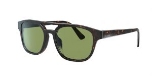 Prada Unisex PR 23VS - Frame color: Black, Lens color: Green, Size 56-19/145 Prada Unisex PR 23VS - Frame color: Black, Lens color: Green, Size 56-19/145