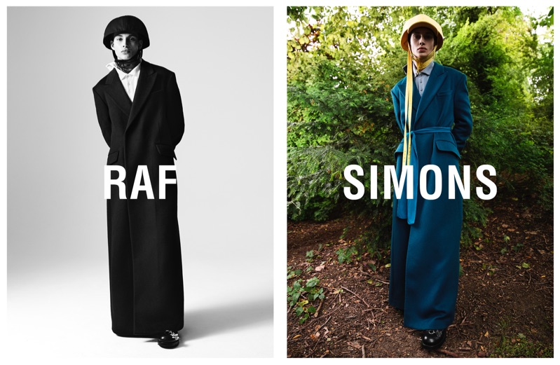 Misha Natali stars in Raf Simons' fall-winter 2019 campaign.