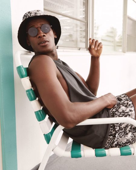 Island Heat: David Agbodji Dons Summer Style for River Island