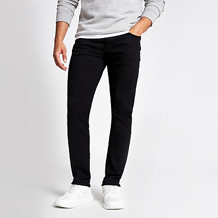 river island black high waisted jeans