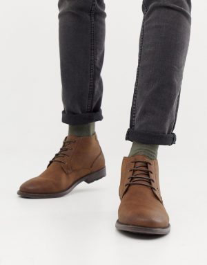 River Island chukka boot in brown - Brown River Island chukka boot in brown - Brown