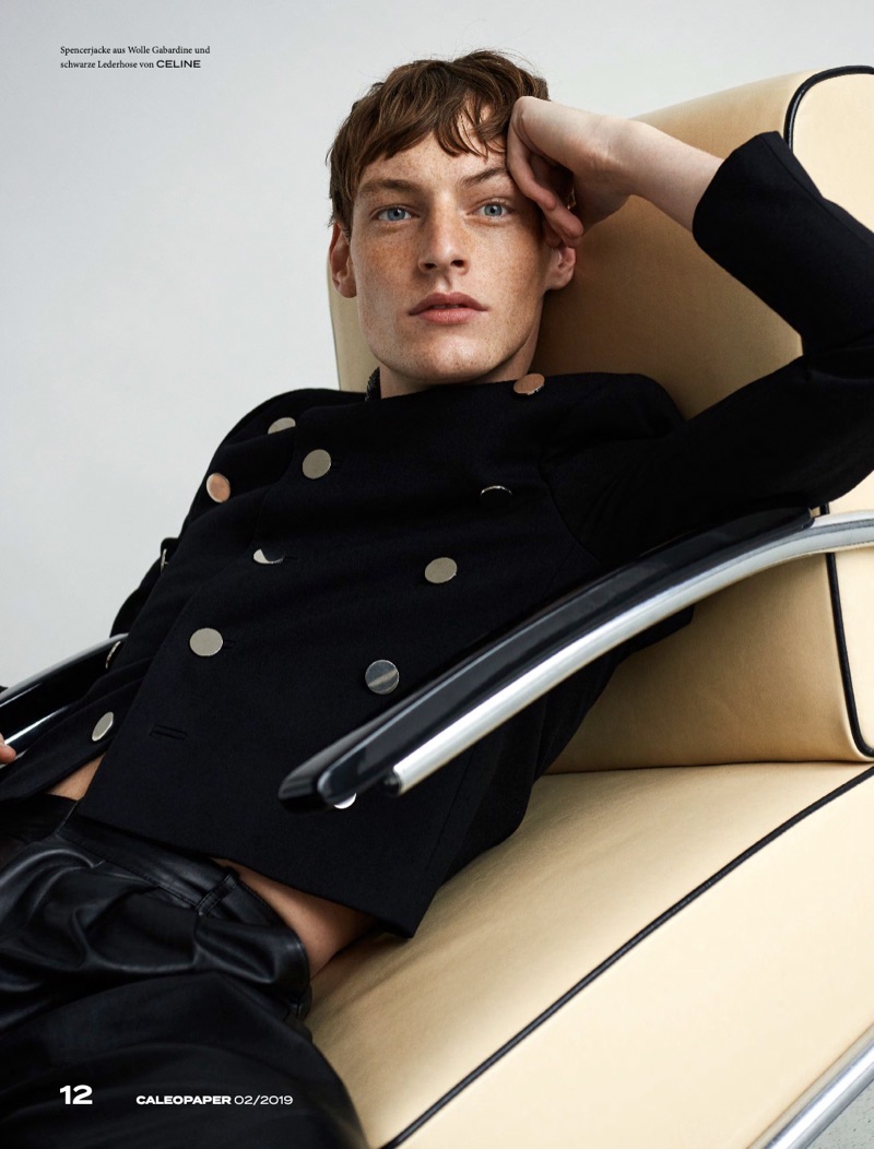 Roberto Sipos Sports Modern Fashions for Caleo Paper