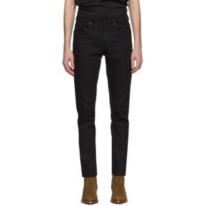Saint Laurent Black Cropped Skinny Jeans Saint Laurent Black Cropped Skinny Jeans
