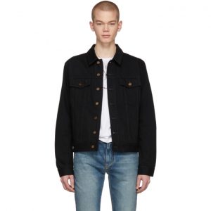 Saint Laurent Black Denim Jacket Saint Laurent Black Denim Jacket