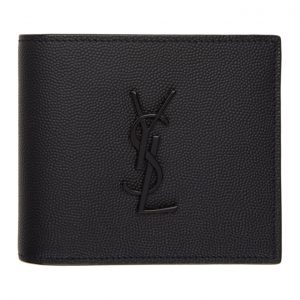 Saint Laurent Black Matte Monogramme East/West Wallet Saint Laurent Black Matte Monogramme East/West Wallet