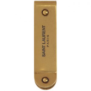 Saint Laurent Gold ID Money Clip Saint Laurent Gold ID Money Clip