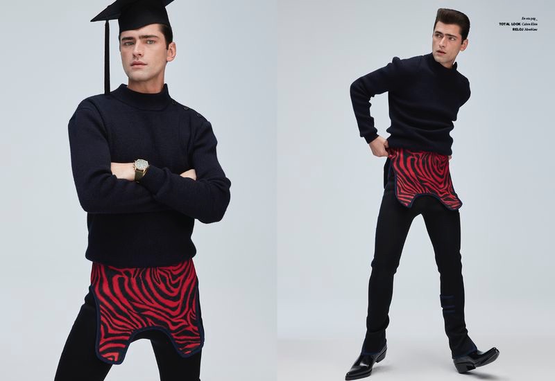 Sean O'Pry 2019 Issue Man Cover Photo Shoot