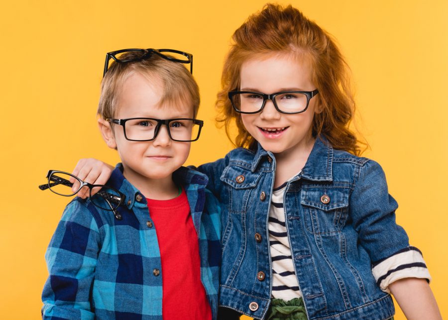 Stylish Kids in Glasses