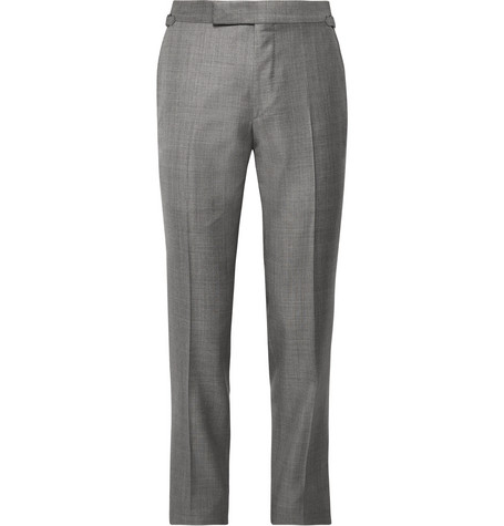 TOM FORD – Grey O’Connor Slim-Fit Super 110s Wool-Sharkskin Suit ...